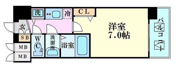 福島駅 徒歩9分 3階の物件間取画像